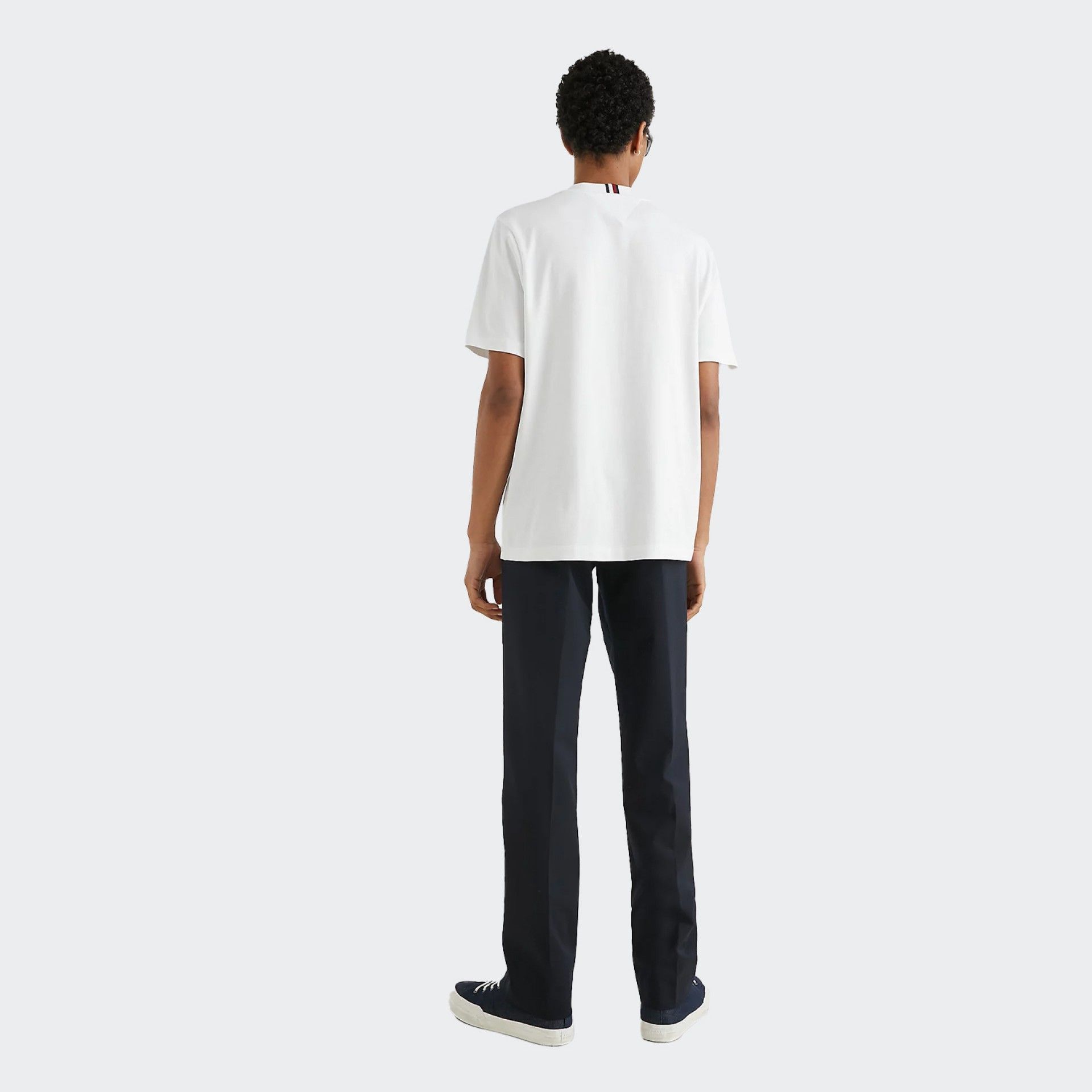 white Tommy Hilfiger T-shirt