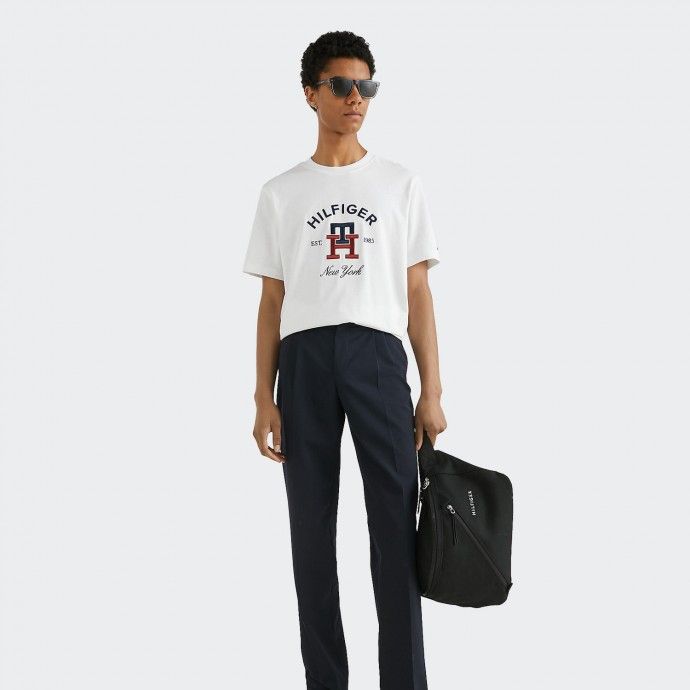 white Tommy Hilfiger T-shirt