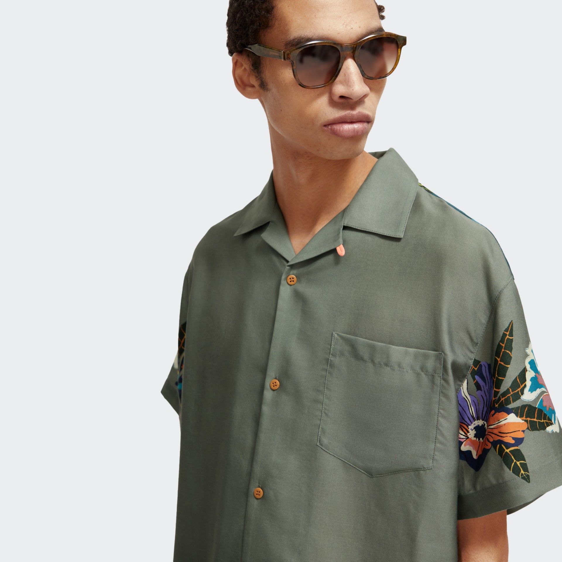 Scotch & Soda Kaki shirt