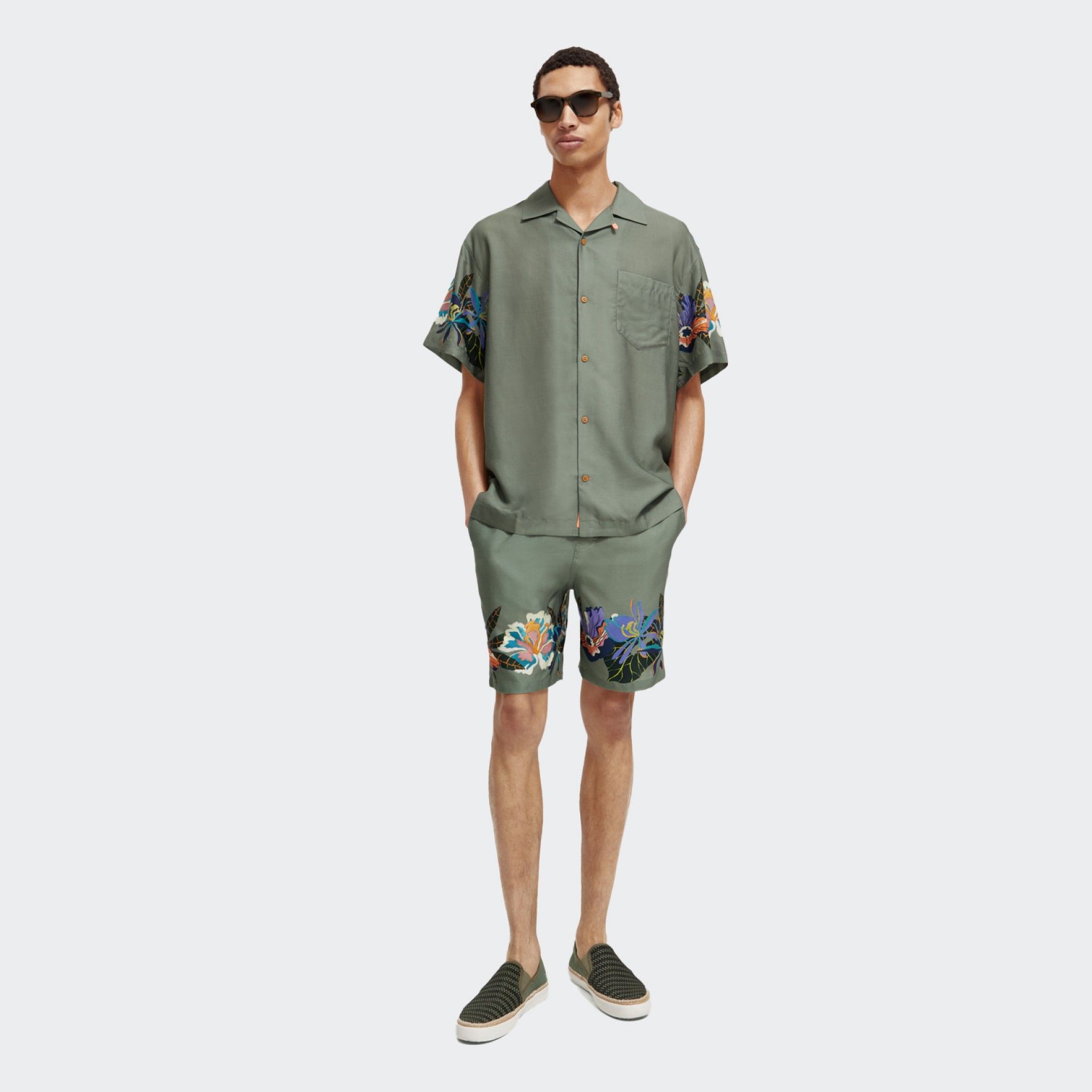 Scotch & Soda Kaki shirt