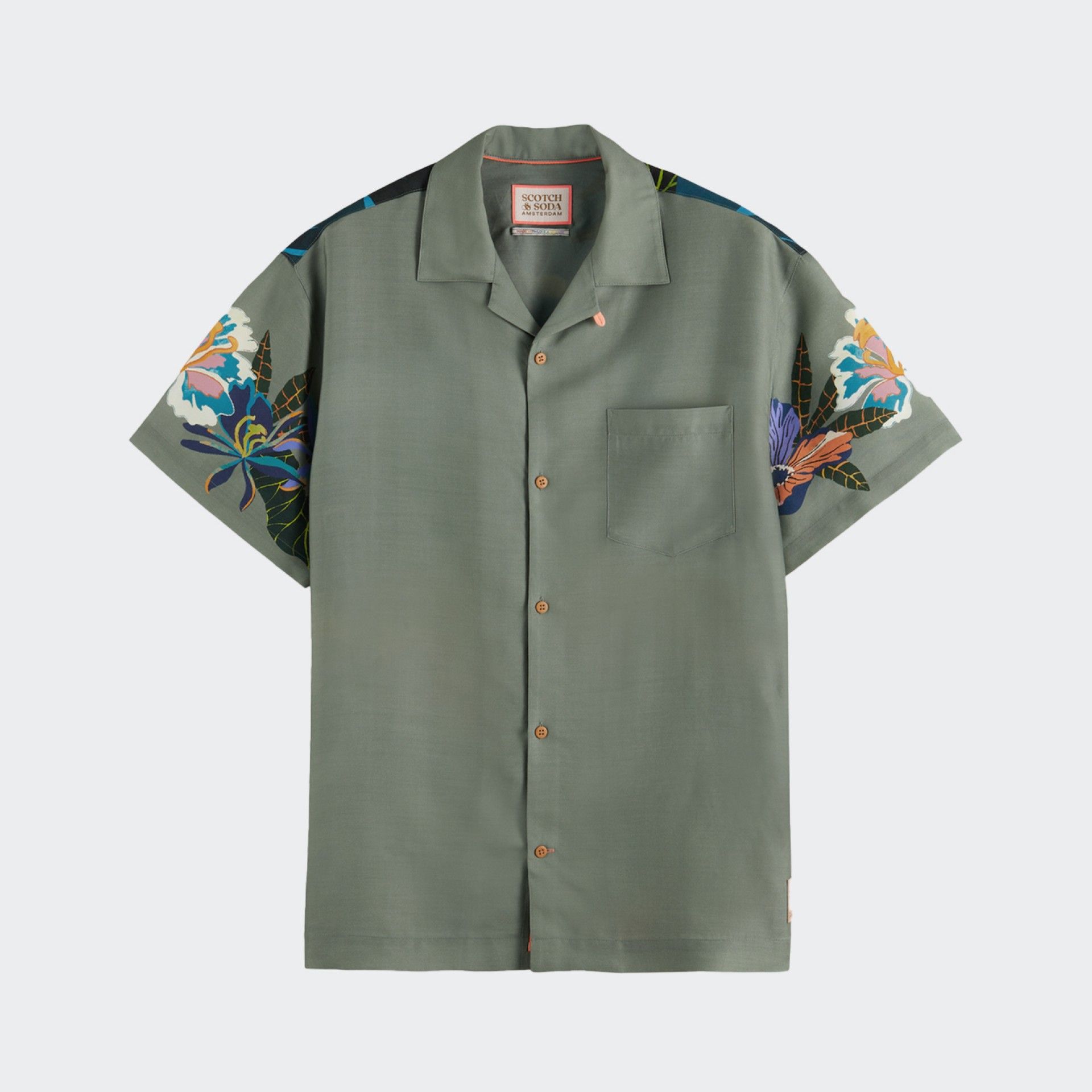 Scotch & Soda Kaki shirt