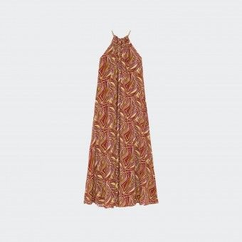 Floaty dress with abstract print M�me Road