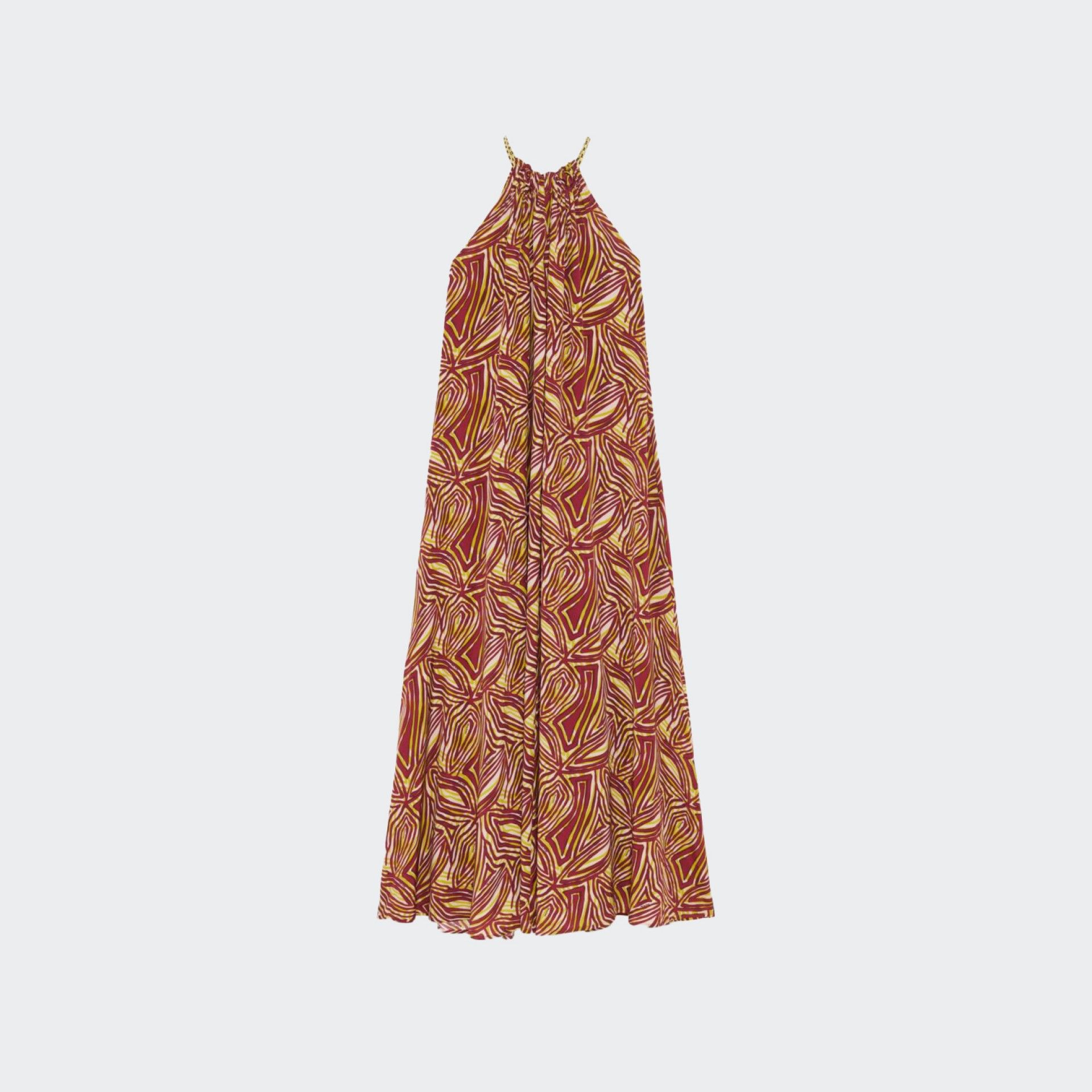 Vestido de corte fluido y estampado abstracto Même Road