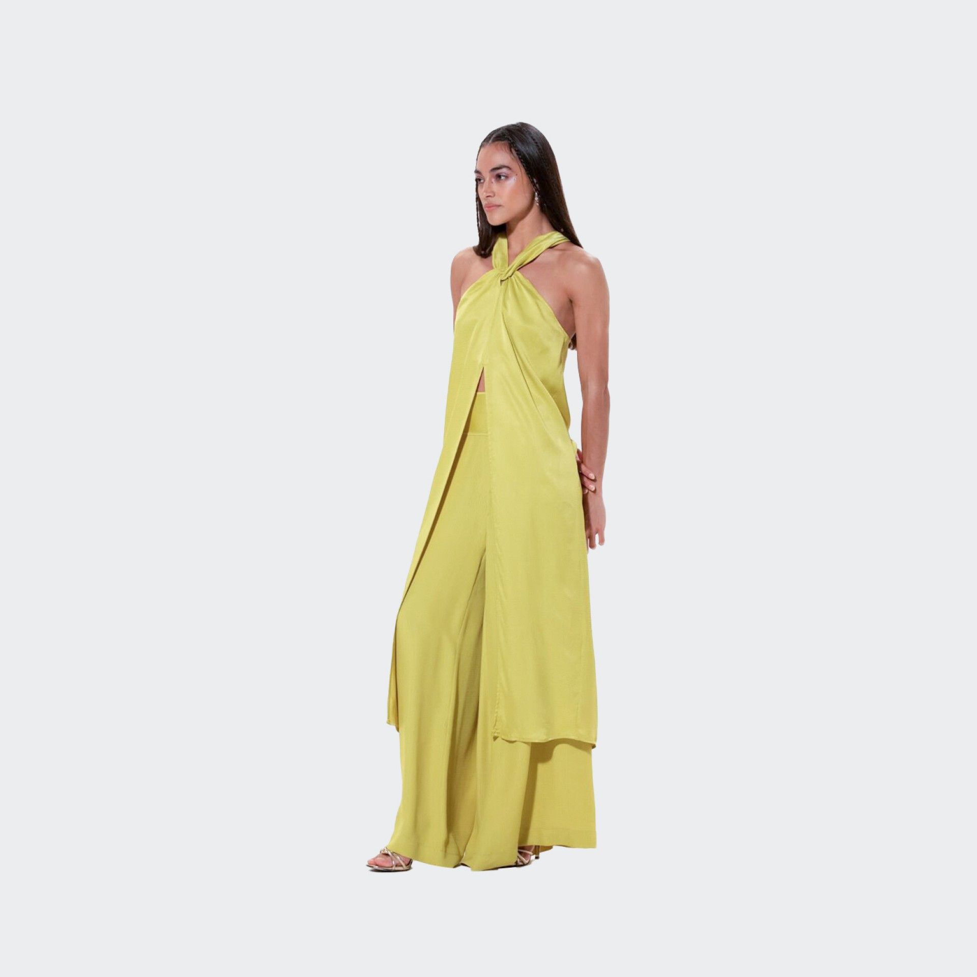Halter Neck Top with Twisted Mme Road