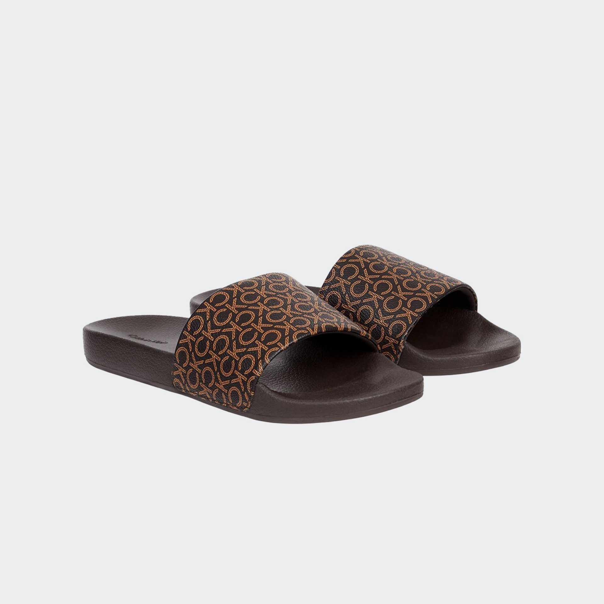 Calvin Klein Brown Flip Flops