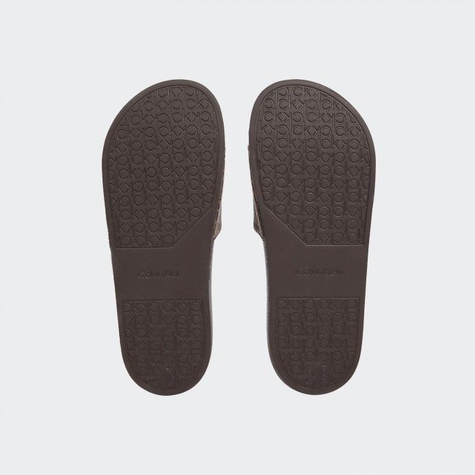 Calvin Klein Brown Flip Flops