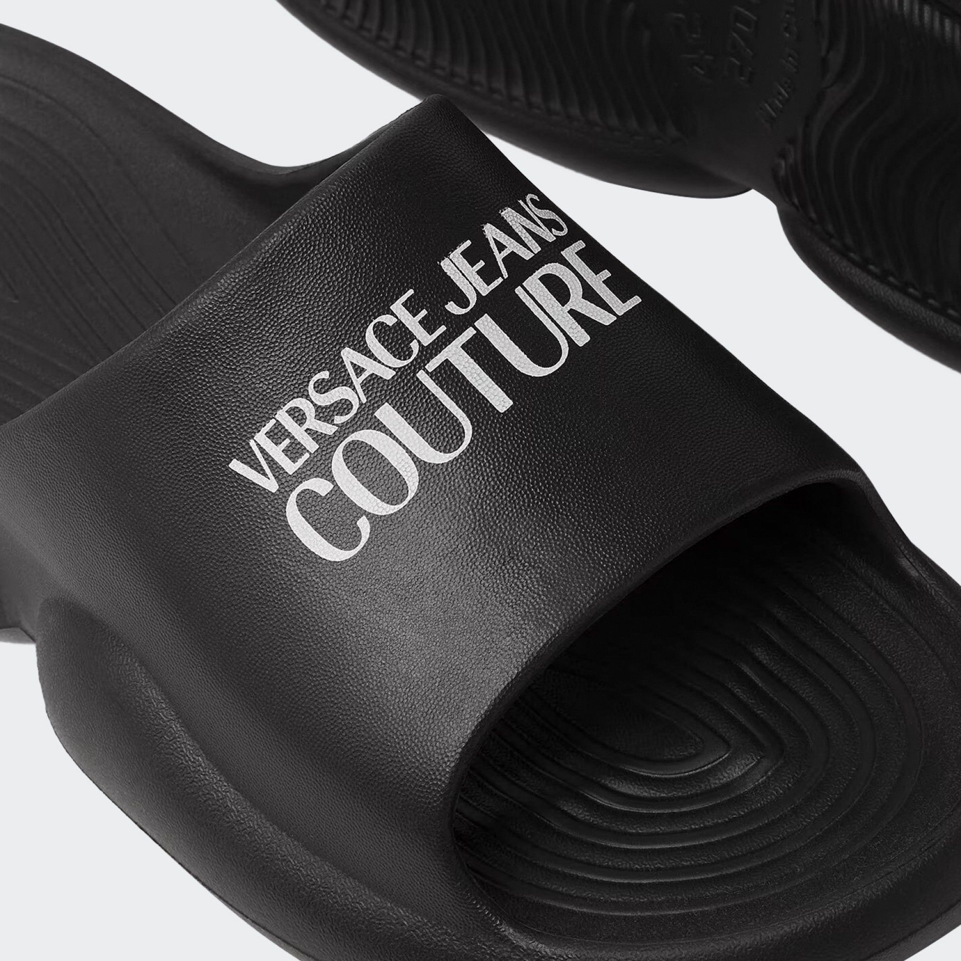 Versace Jeans Couture Black Slipper