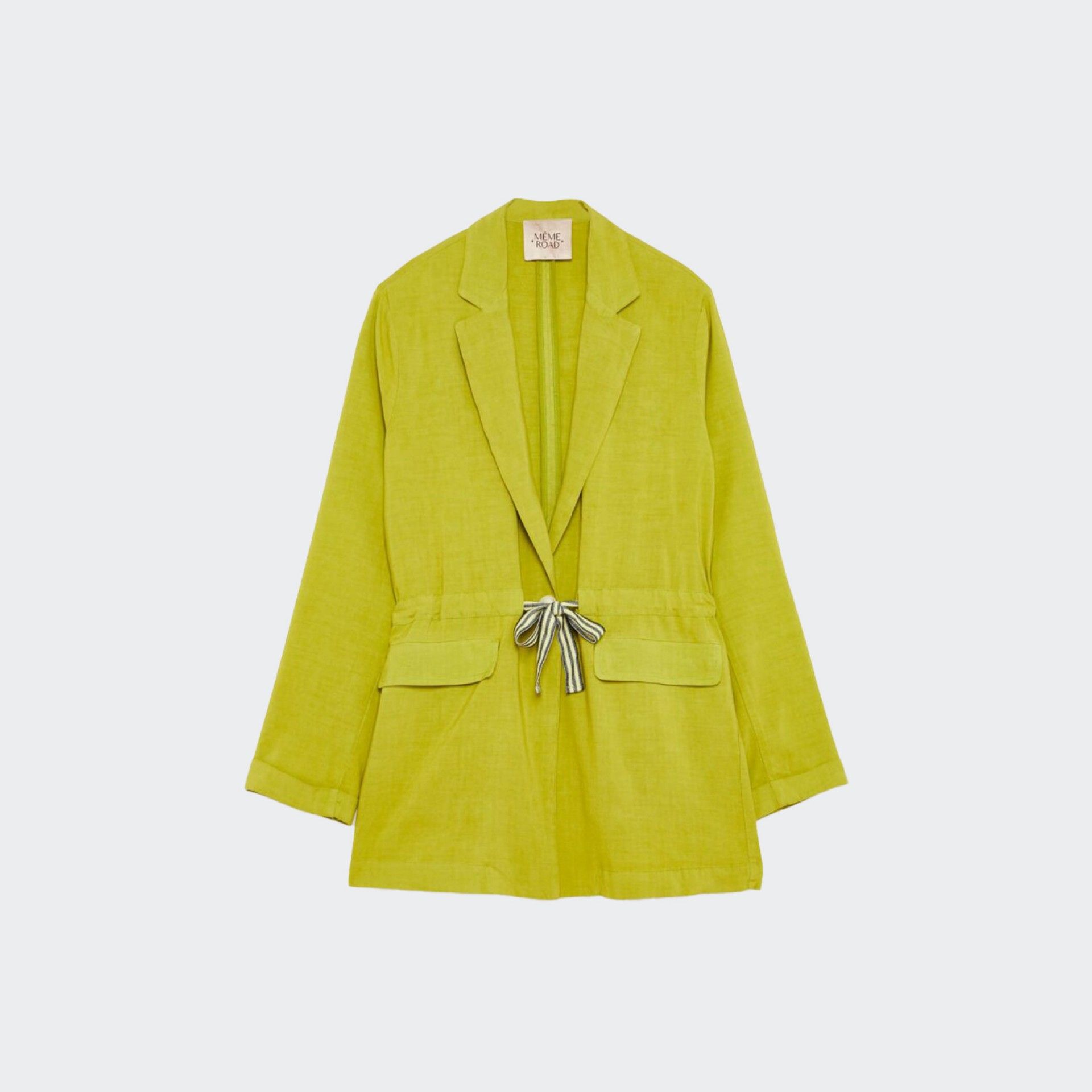 Blazer con cordón en la cintura Même Road