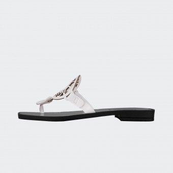 Karl Lagerfeld White Slipper