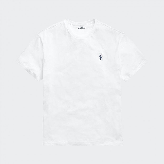 T-shirt Classic Fit em Algodão com Gola Redonda Polo Ralph Lauren