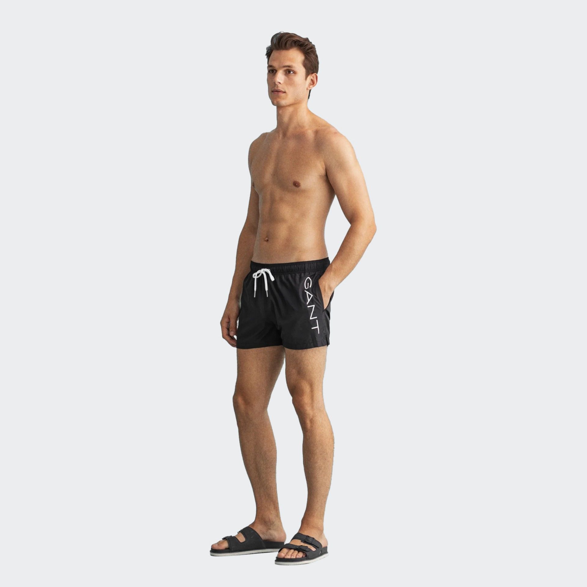 Bañador Negro GANT Logo