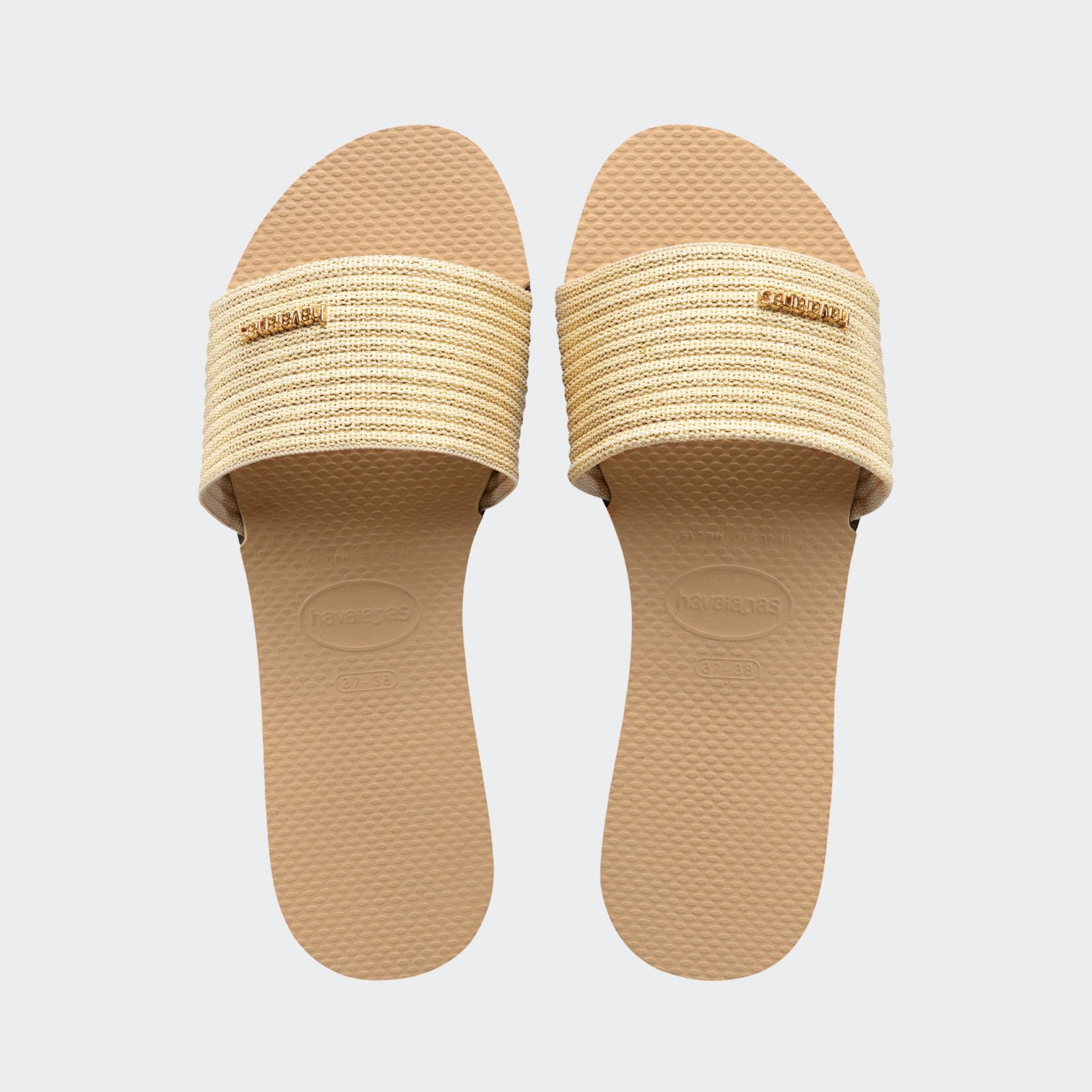 Havaianas You Malta Metallic Flip Flops