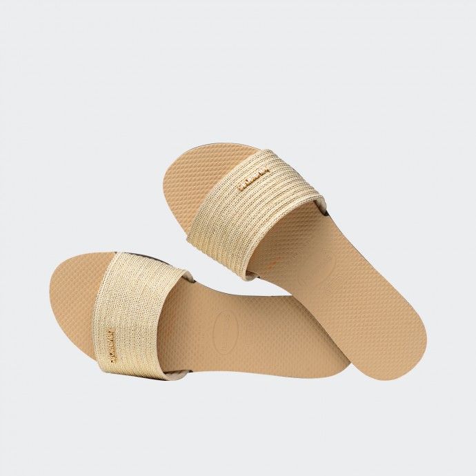 Havaianas You Malta Metallic Flip Flops