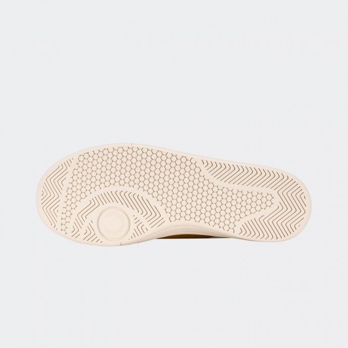 Leather trainers with Fred Perry logo B721