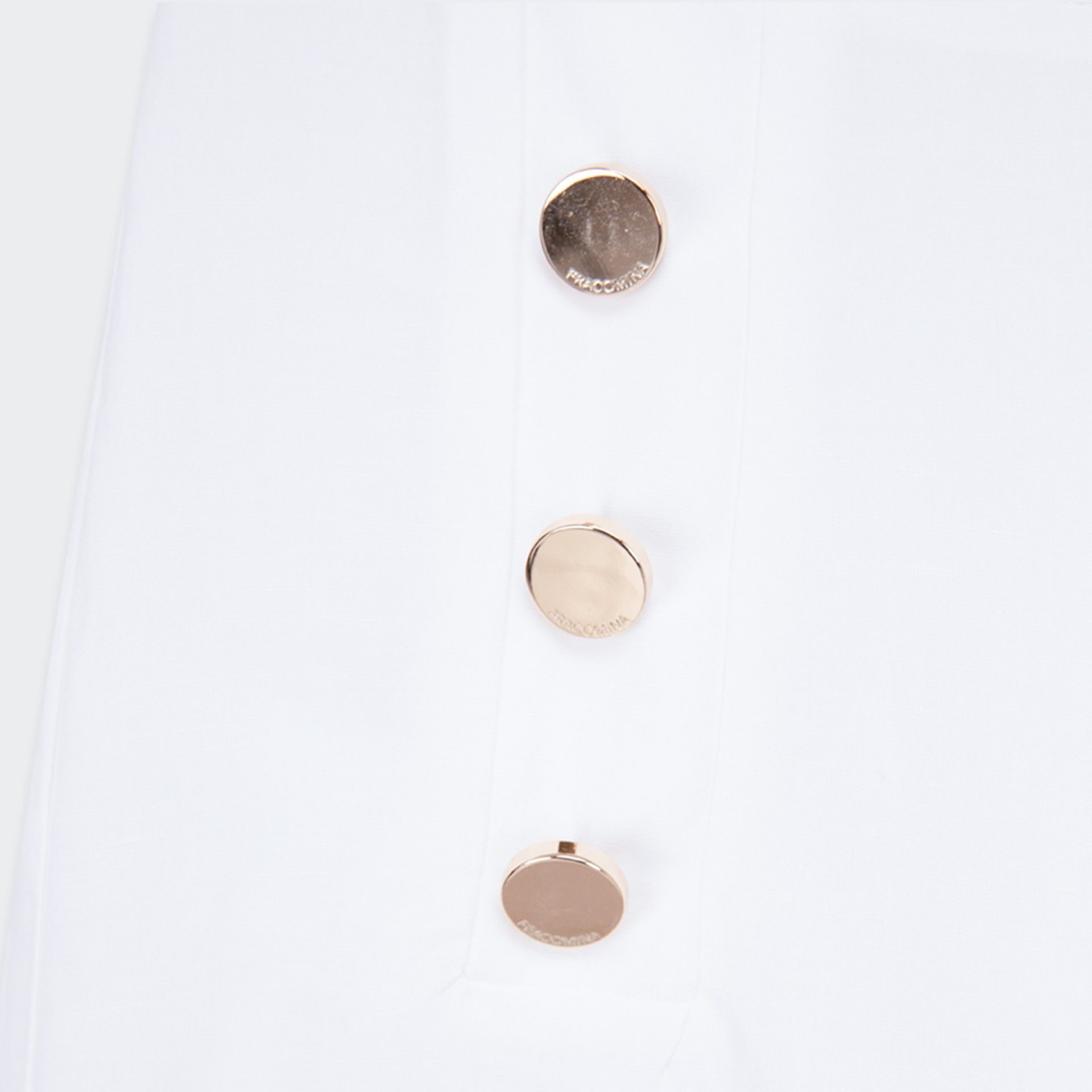 Pantalon palazzo taille haute Fracomina avec boutons dorés