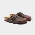 Sabots Birkenstock Boston Habana Cuir Huilé Sabots Birkenstock Boston Habana Cuir Huilé