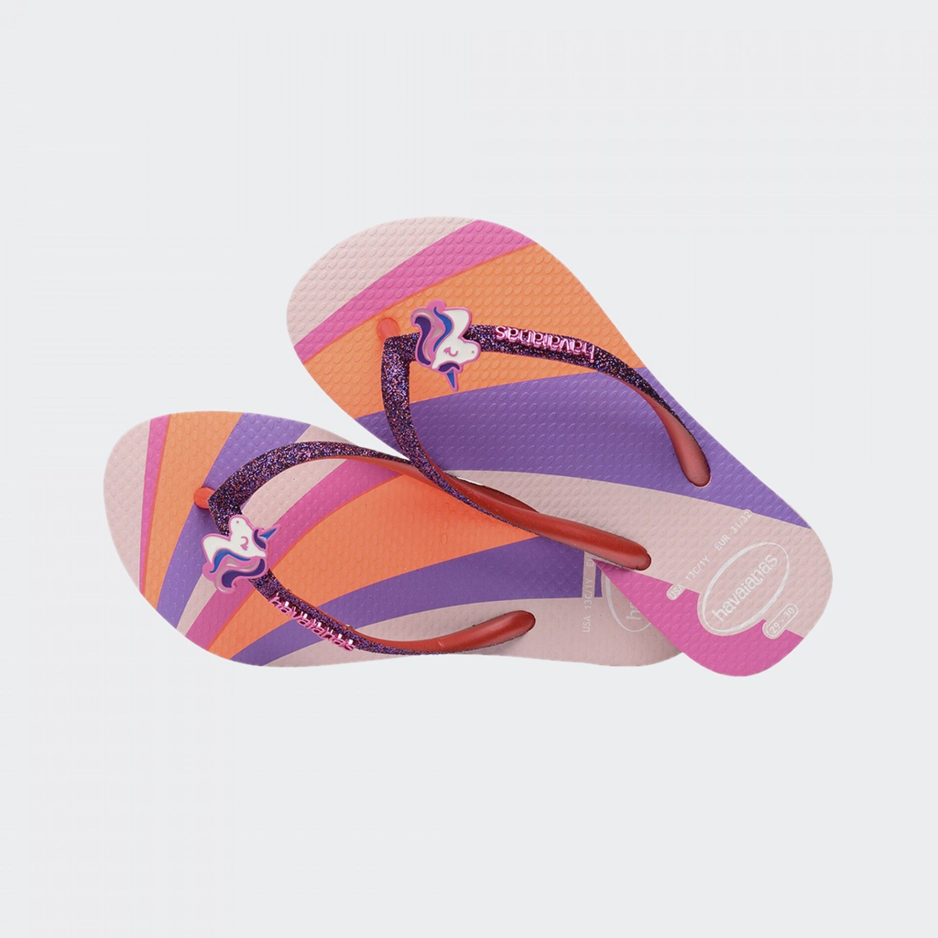 Havaianas Kids Slim Glitter II Flip Flops