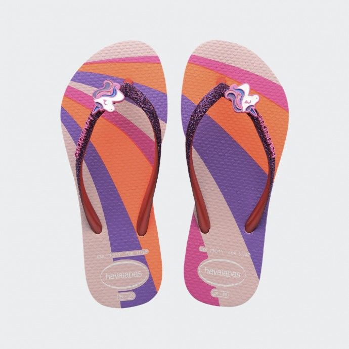 Havaianas Kids Slim Glitter II Flip Flops