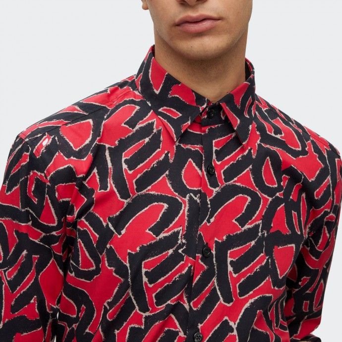 Hugo Boss Red Shirt