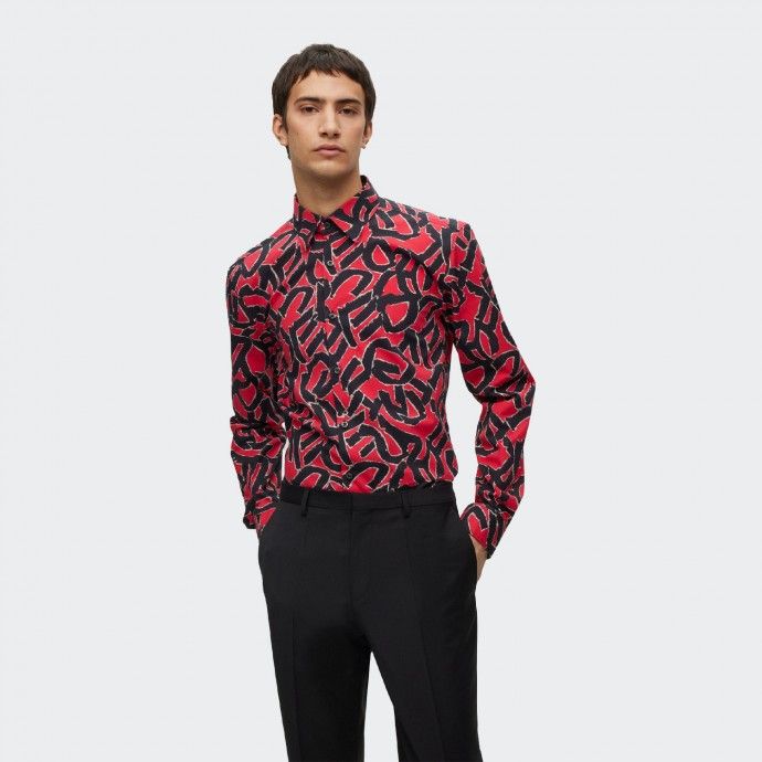 Hugo Boss Red Shirt