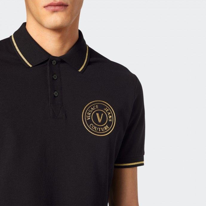 Polo Versace Jeans Couture Black