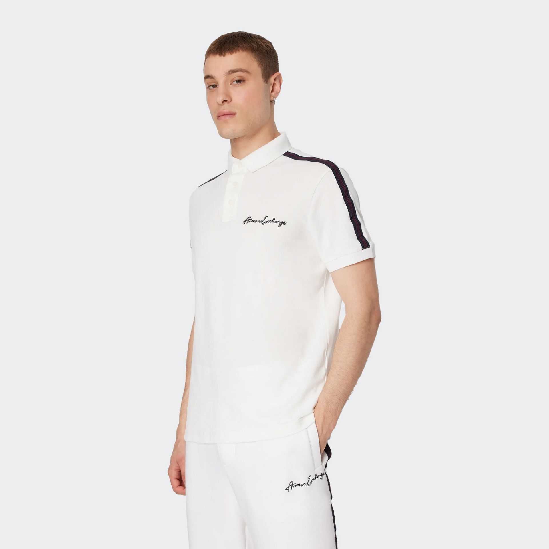 Polo Armani Exchange White