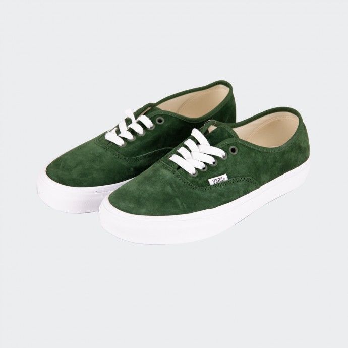 Vans Authentic Pig Suede Green Sneakers