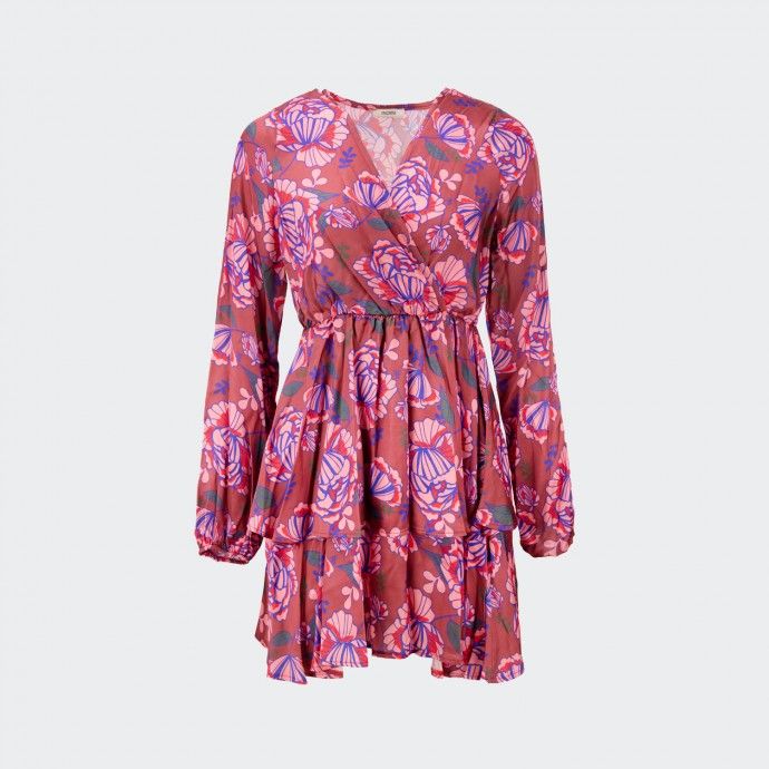 Fracomina Short Floral Print Dress