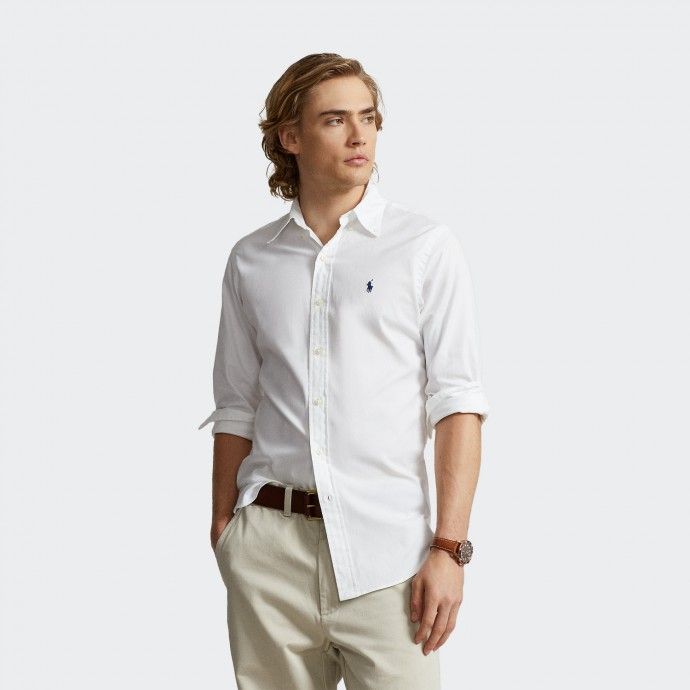 Chemise en Popeline Extensible Custom Fit de Polo Ralph Lauren