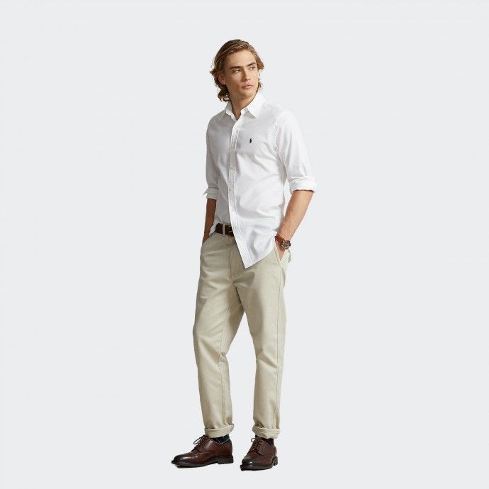 Chemise en Popeline Extensible Custom Fit de Polo Ralph Lauren