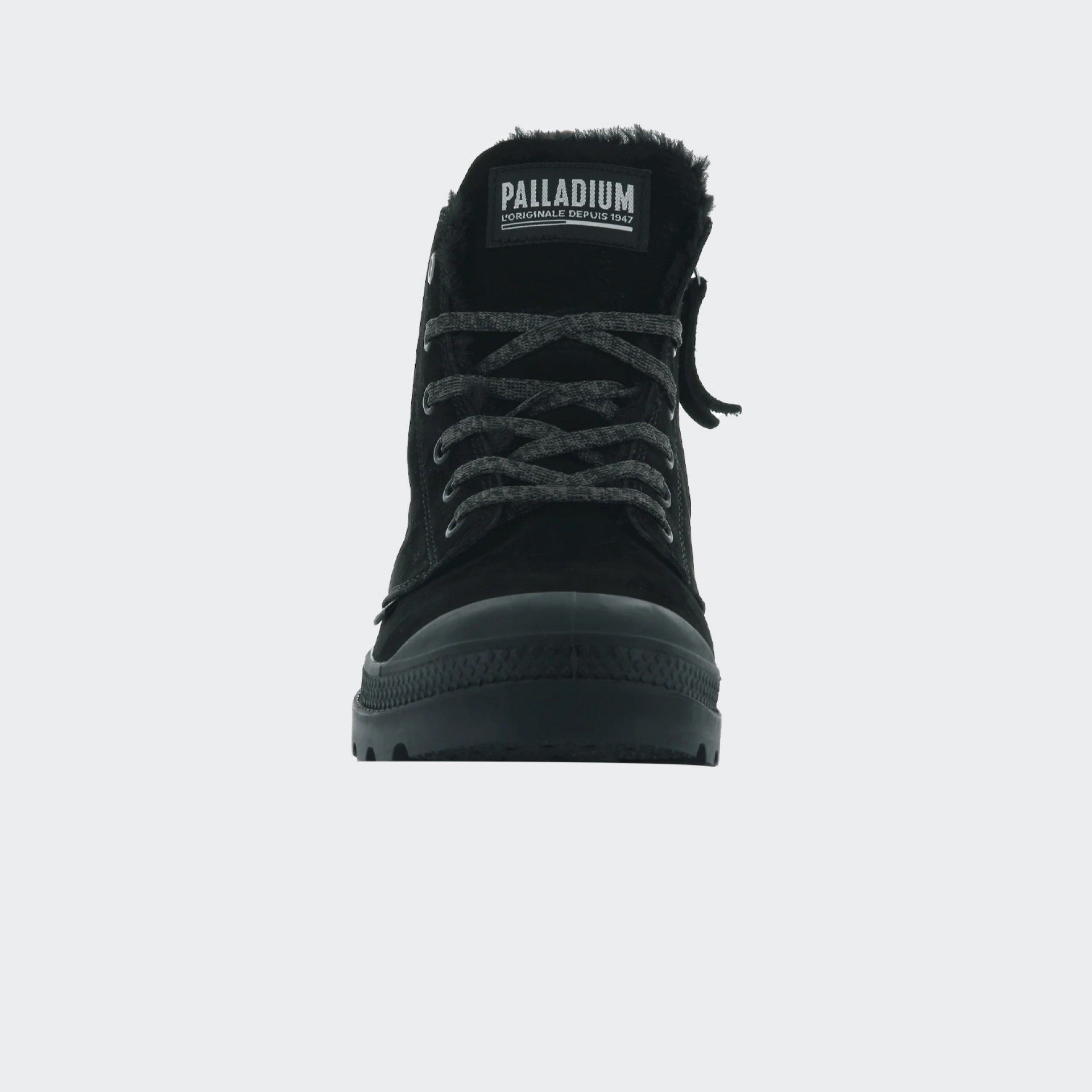 Botas de lana con cremallera alta Palladium Pampa