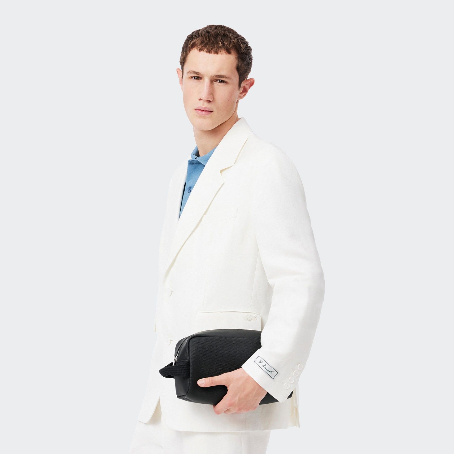 Black Lacoste Toiletry Bag