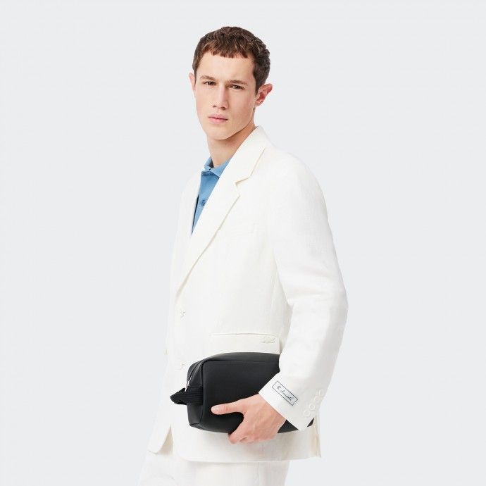 Black Lacoste Toiletry Bag