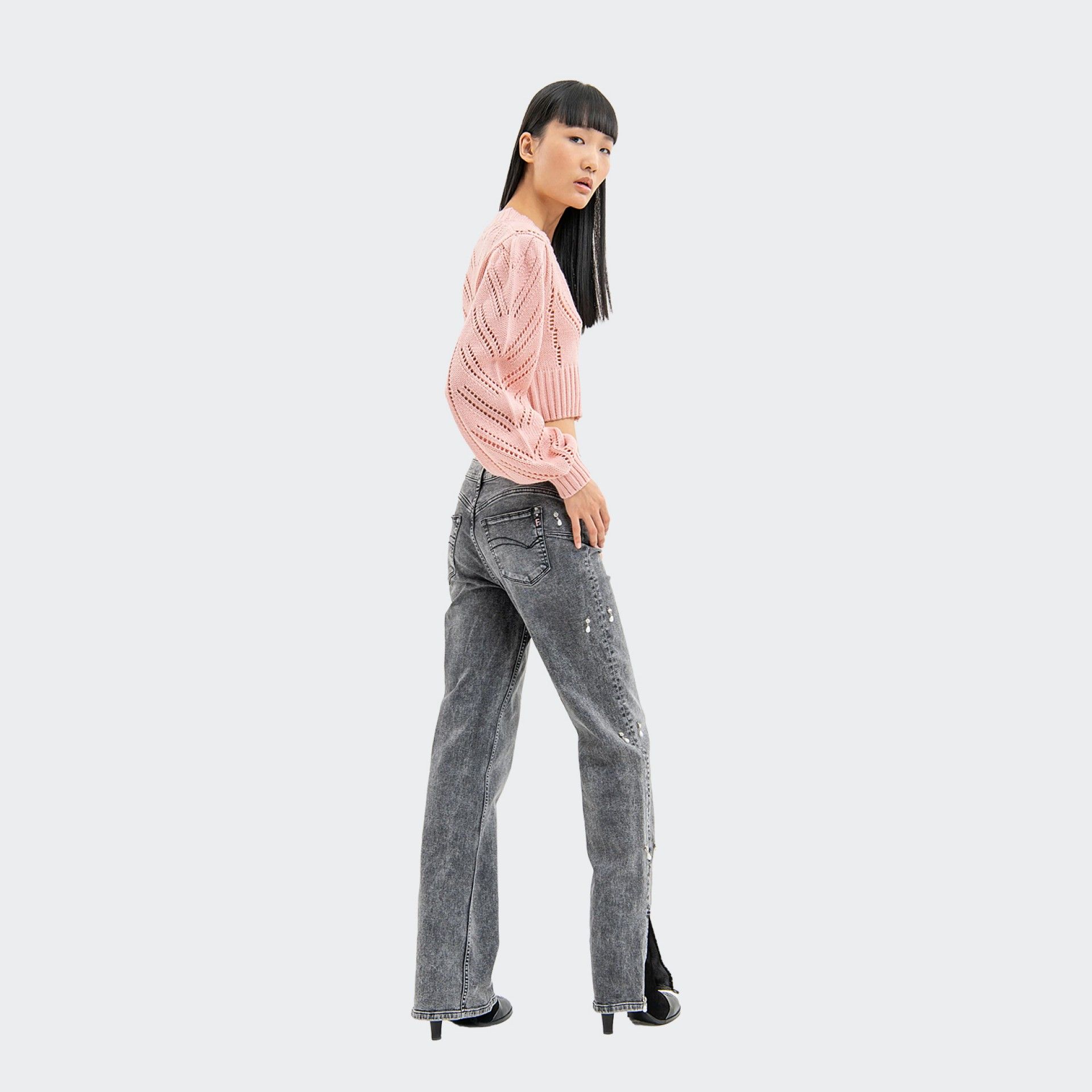 Jeans avec applications Fracomina