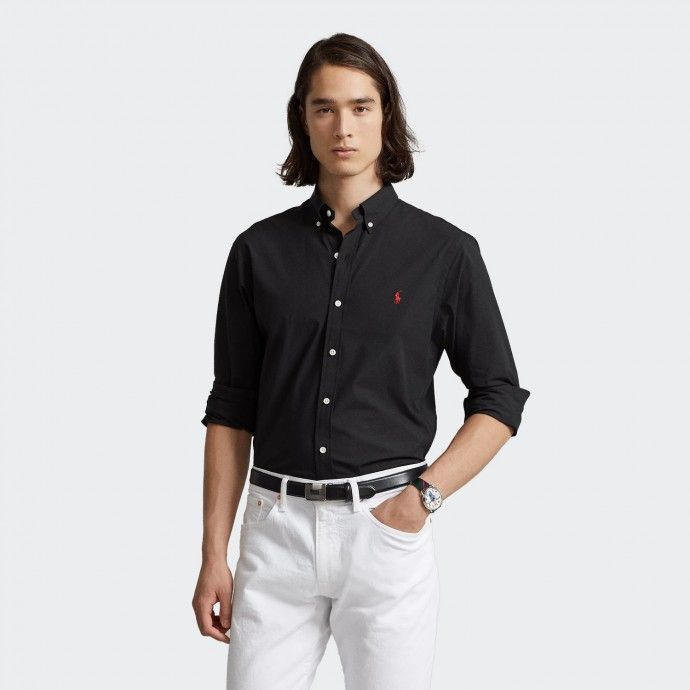 Chemise en Popeline Elastiqu�e Polo Ralph Lauren Custom Fit