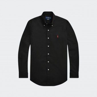 Chemise en Popeline Elastiquée Polo Ralph Lauren Custom Fit Chemise en Popeline Elastiquée Polo Ralph Lauren Custom Fit