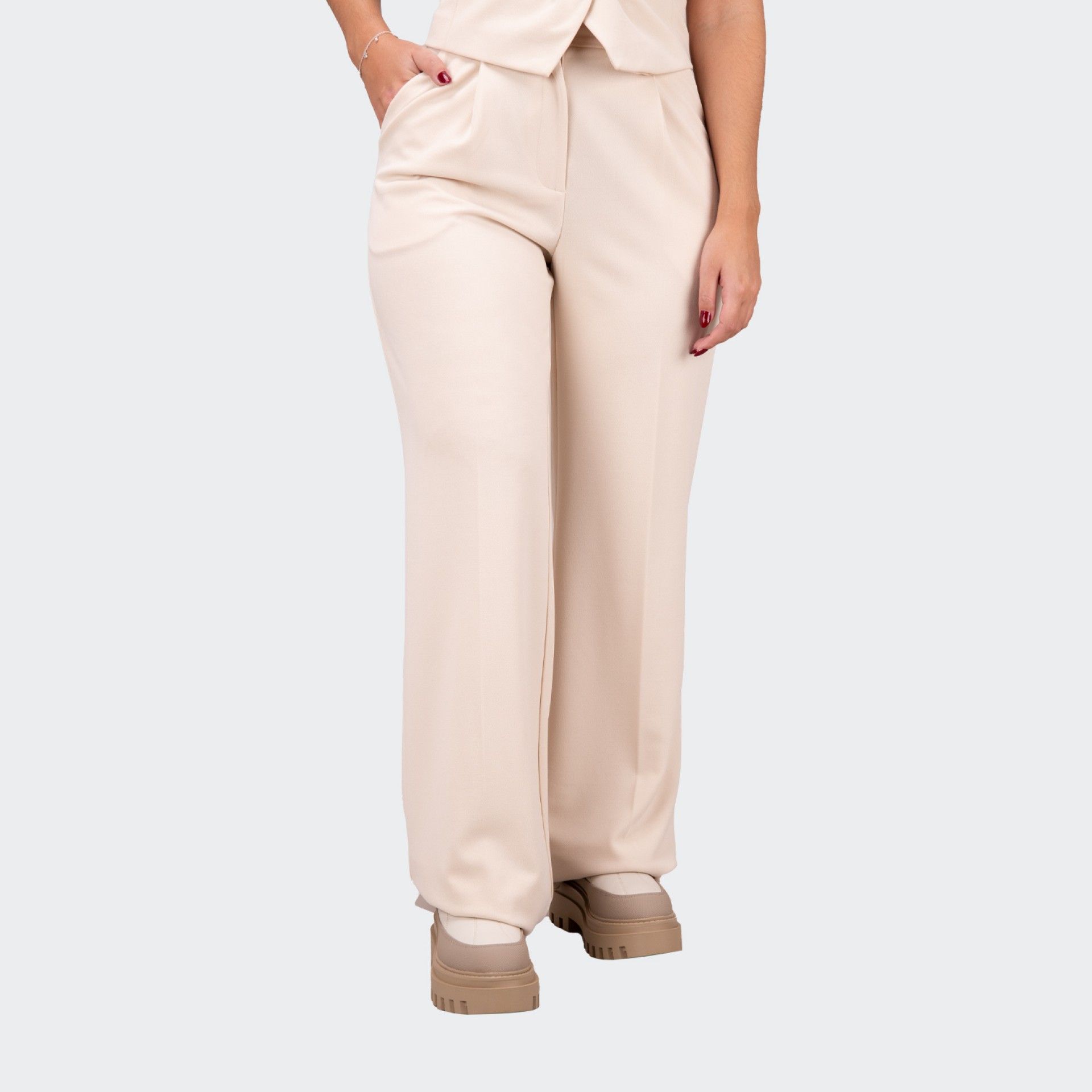 Pantalon large à plis de Fracomina