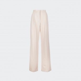 Wide trousers with pleats by Fracomina Wide trousers with pleats by Fracomina
