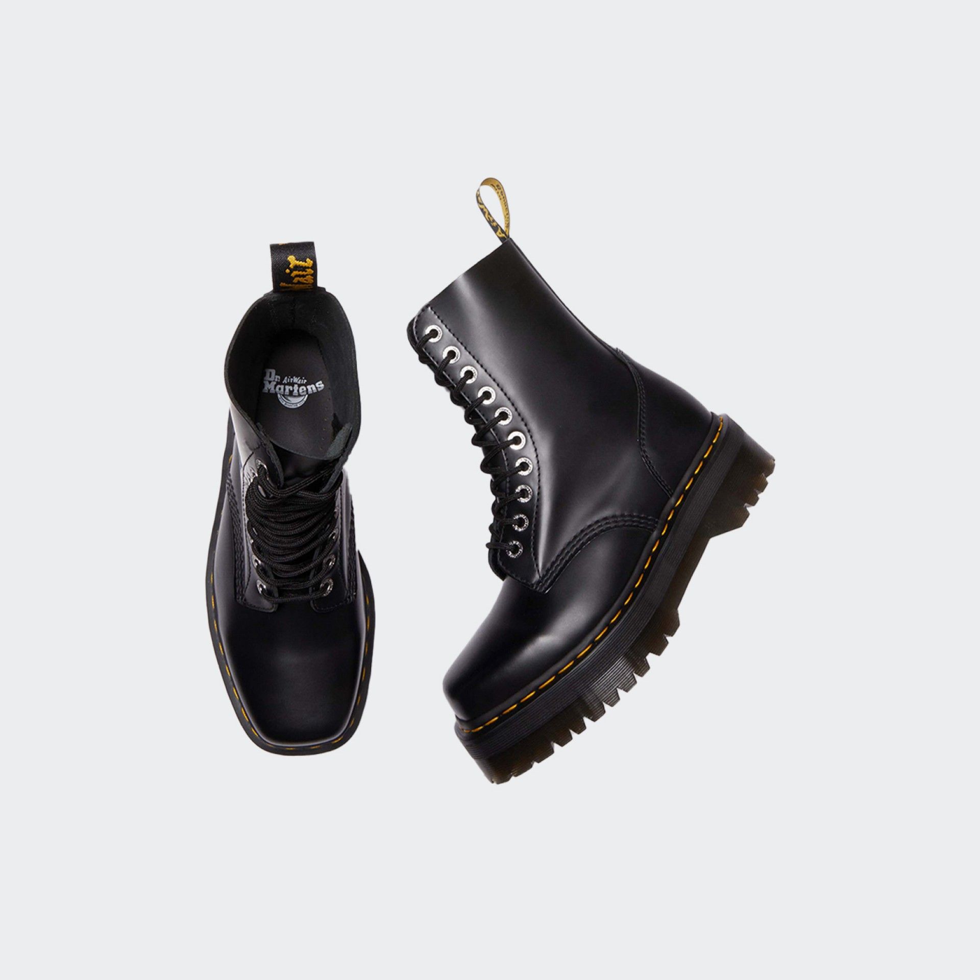 Dr. Martens 1490 Quad Squared Poloshed Smooth Boots