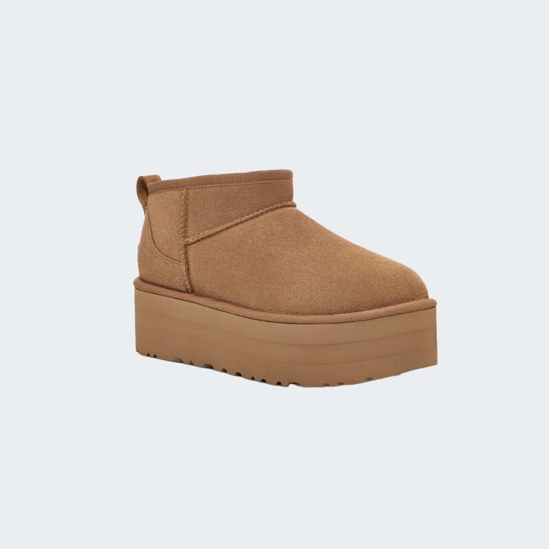 UGG Classic Ultra Mini Platform Camel boots