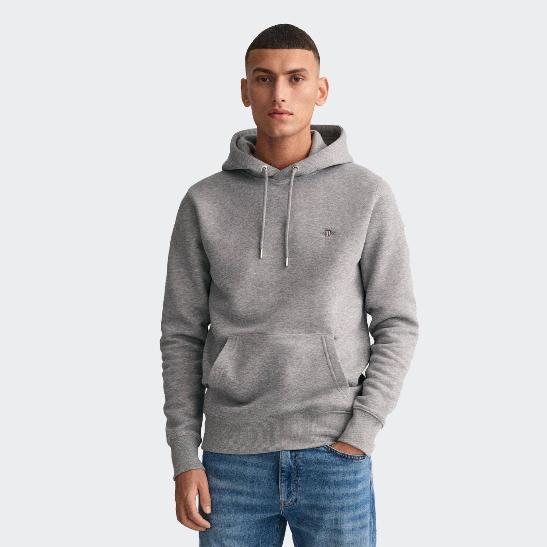 Sudadera con capucha gris Gant