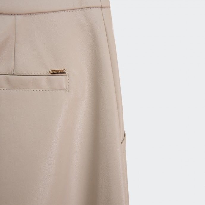 Pantalon culotte effet cuir Fracomina