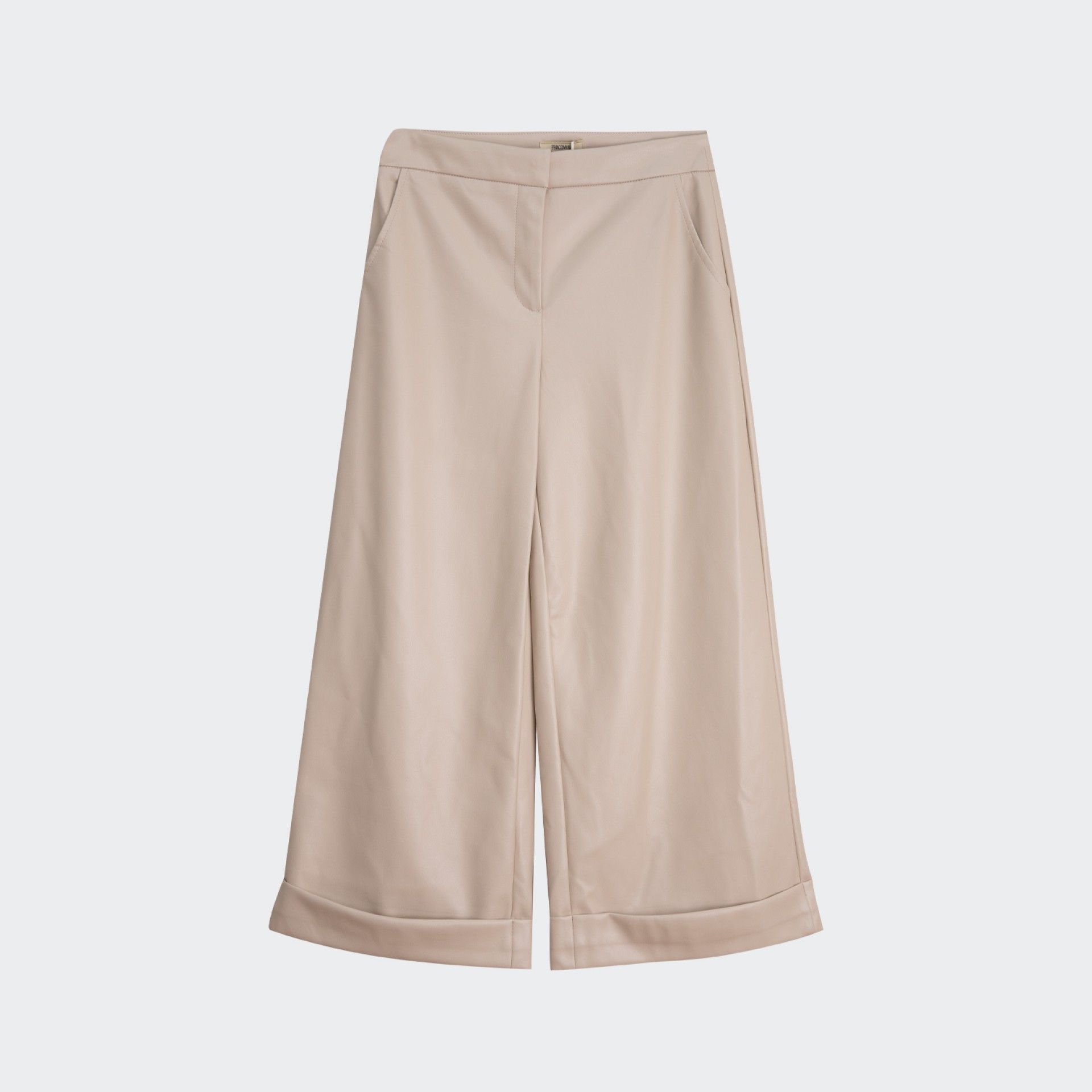 Pantalon culotte effet cuir Fracomina