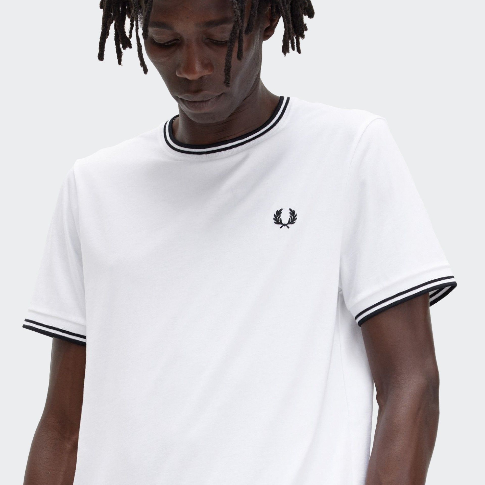 Camiseta de algodón Fred Perry