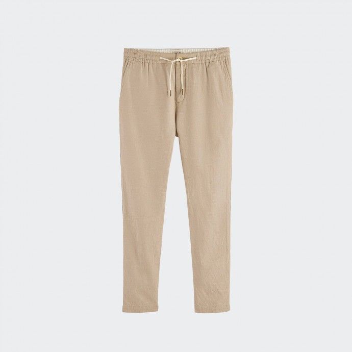 Pantalon en lin coupe décontractée Scotch & Soda