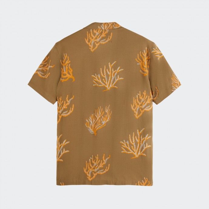 Chemise à manches courtes à imprimé palmier Scotch & Soda