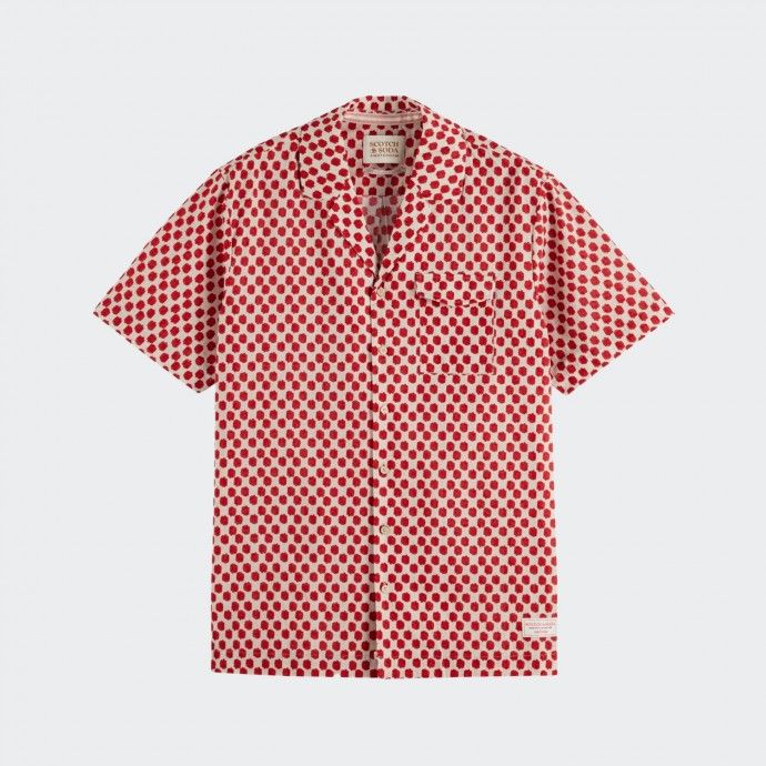 Chemise à manches courtes avec imprimé Scotch & Soda
