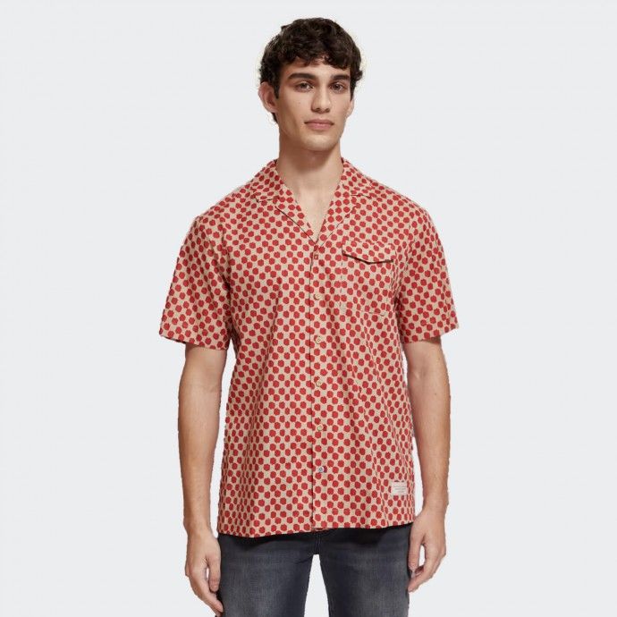 Chemise à manches courtes avec imprimé Scotch & Soda