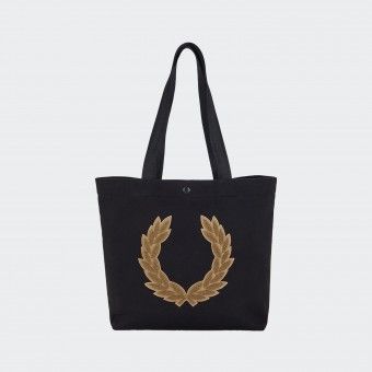 Fred Perry Laurel Wreath Canvas Tote Bag