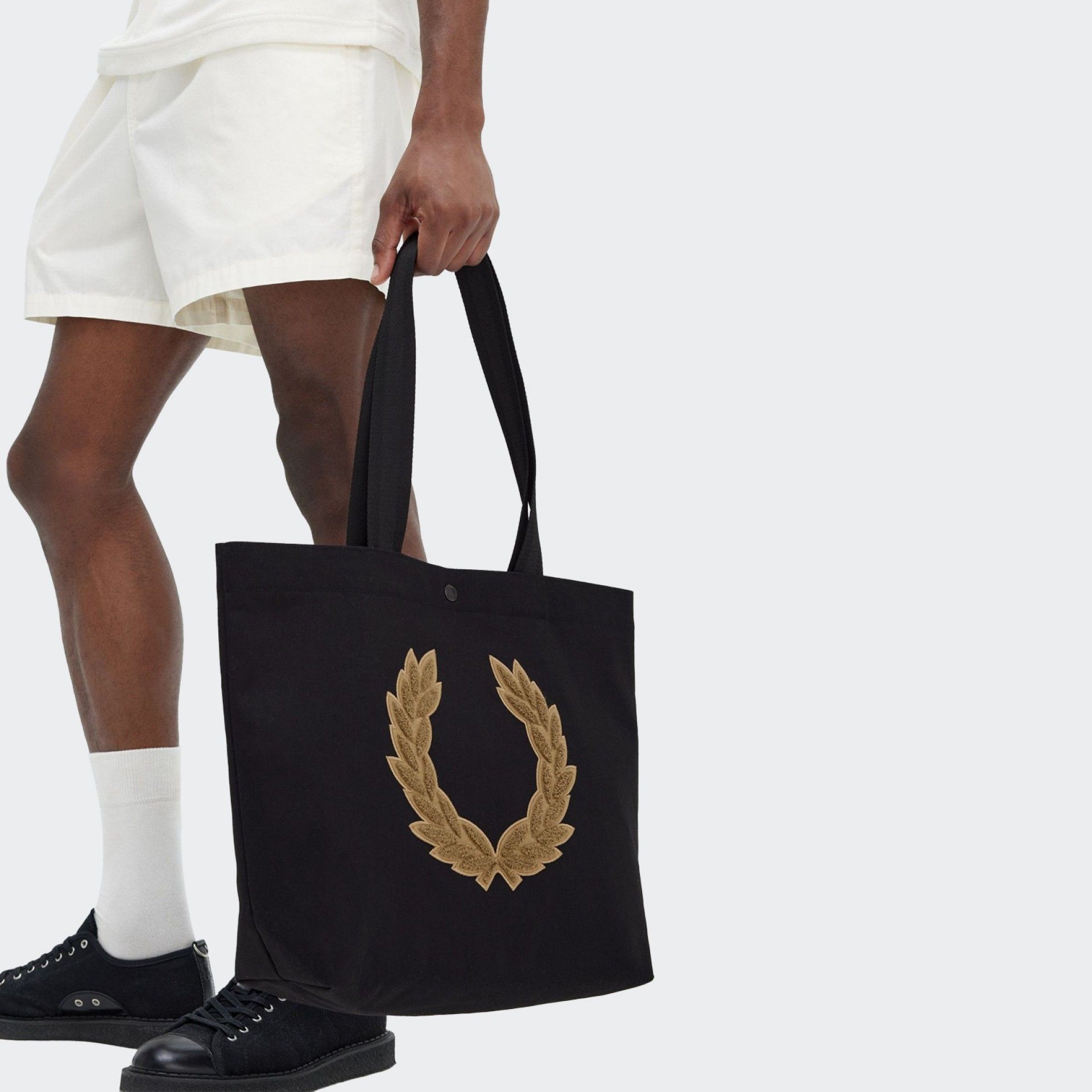 Fred Perry Laurel Wreath Canvas Tote Bag